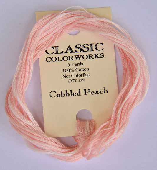 Cobbled Peach Classic Colorworks 6-Strand Hand-Dyed Embroidery Floss