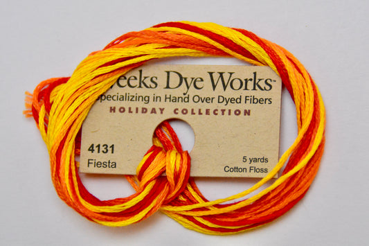 Fiesta 4131 Weeks Dye Works 6-Strand Hand-Dyed Embroidery Floss