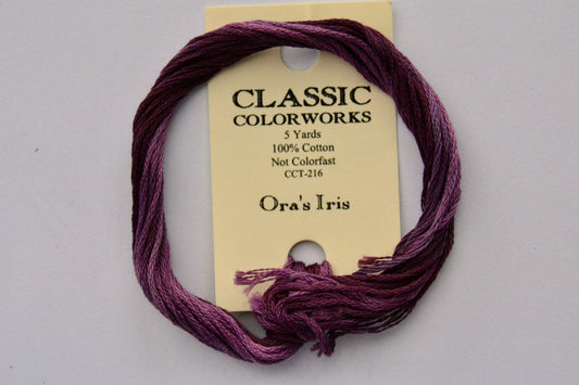 Ora’s Iris Classic Colorworks 6-Strand Hand-Dyed Embroidery Floss