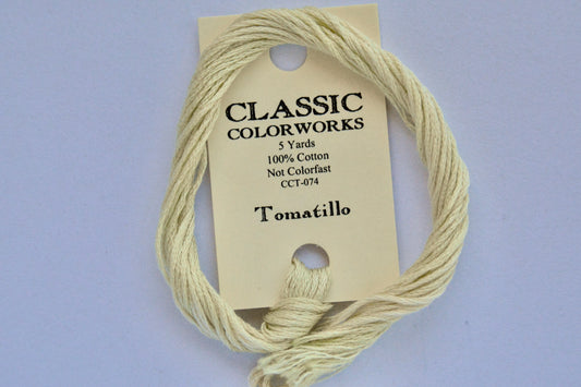 Tomatillo Classic Colorworks 6-Strand Hand-Dyed Embroidery Floss