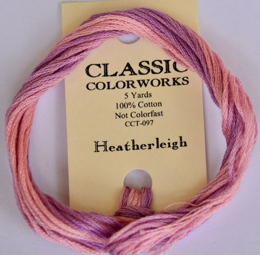 Heatherleigh Classic Colorworks 6-Strand Hand-Dyed Embroidery Floss