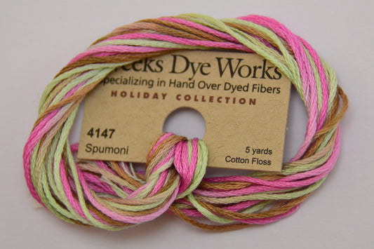 Spumoni 4147 Weeks Dye Works 6-Strand Hand-Dyed Embroidery Floss