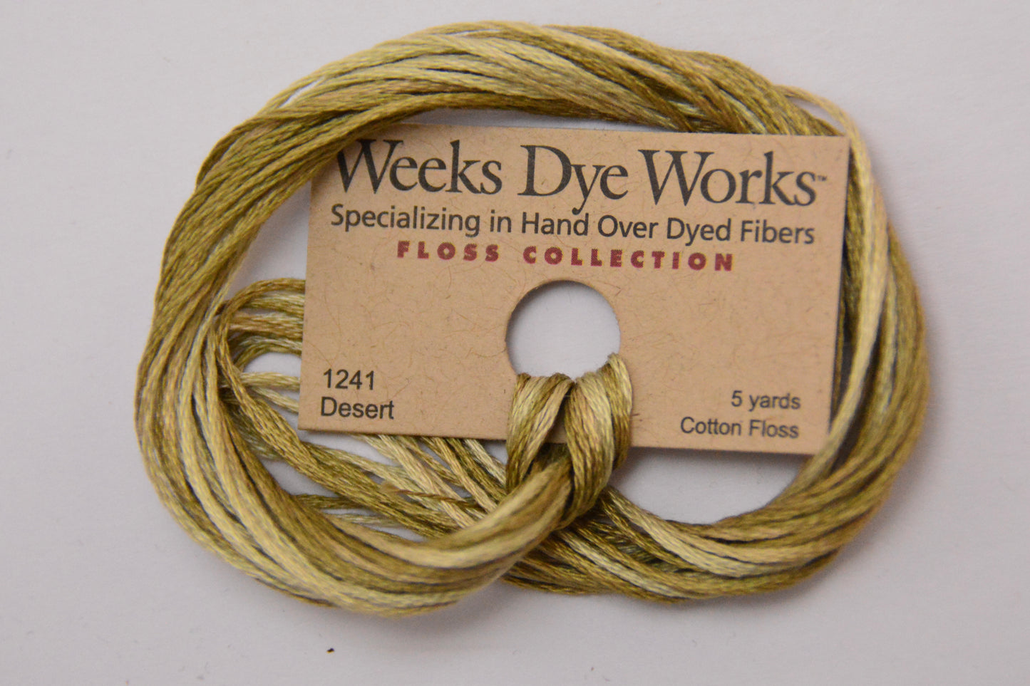 Desert 1241 Weeks Dye Works 6-Strand Hand-Dyed Embroidery Floss