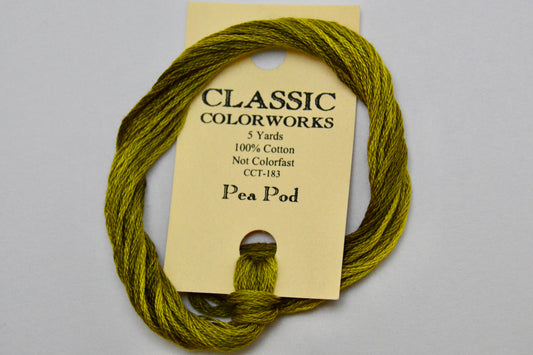 Pea Pod Classic Colorworks 6 Strand Hand-Dyed Embroidery Floss