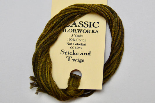 Sticks and Twigs Classic Colorworks 6 Strand Hand-Dyed Embroidery Floss