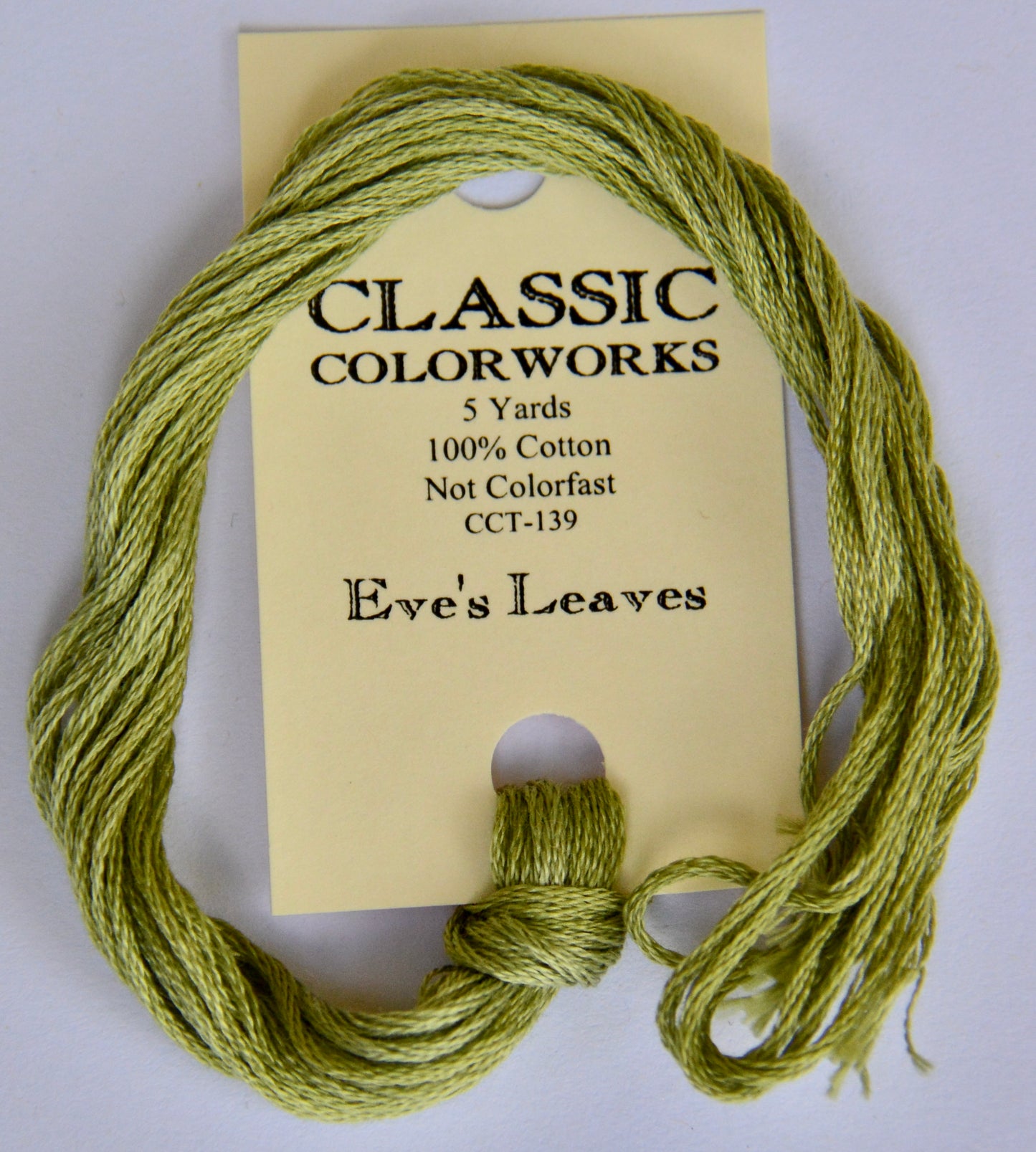 Eve’s Leaves Classic Colorworks 6-Strand Hand-Dyed Embroidery Floss