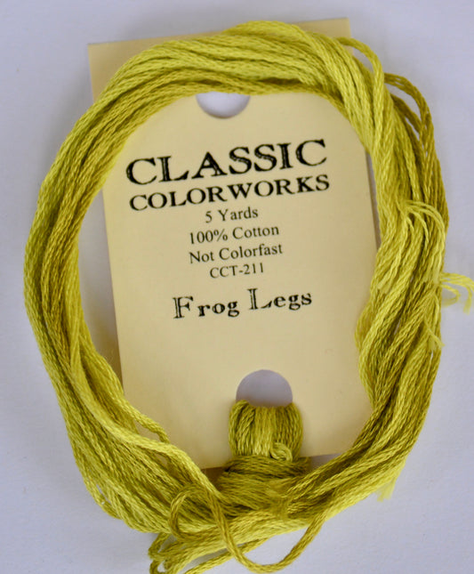 Frog Legs Classic Colorworks 6-Strand Hand-Dyed Embroidery Floss