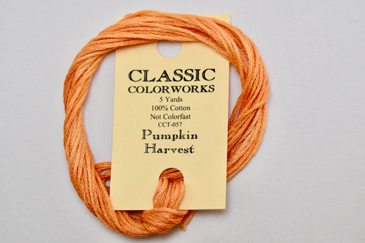 Pumpkin Harvest Classic Colorworks 6 Strand Hand-Dyed Embroidery Floss