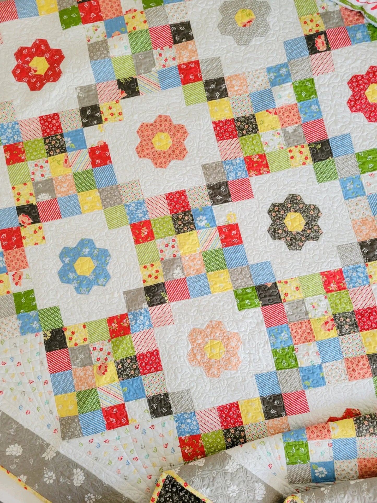 Emmas Garden Quilt Pattern by A Quilting Life