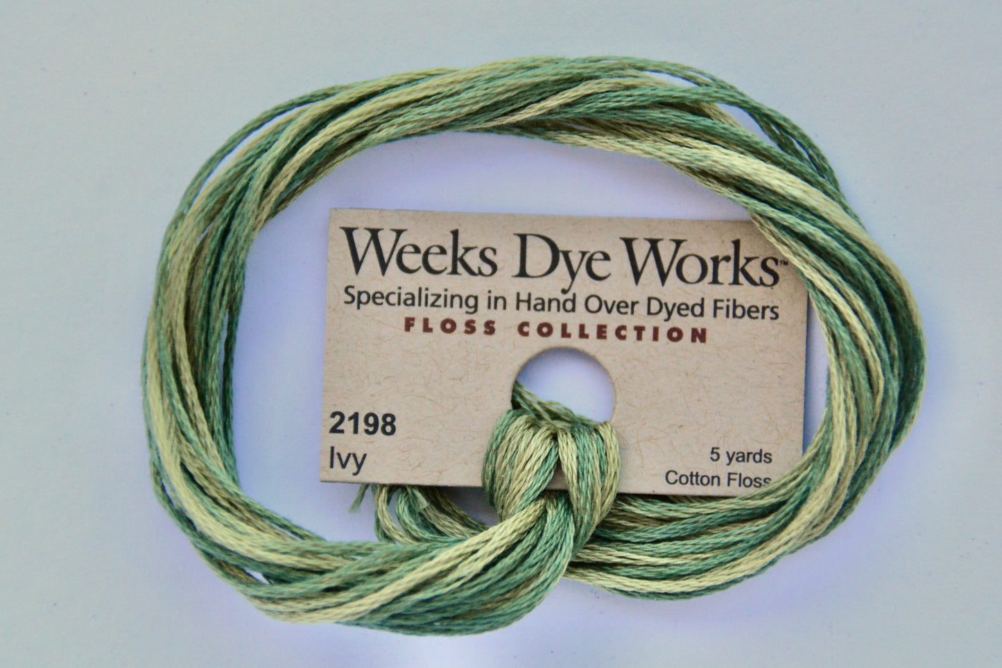 Ivy 2198 Weeks Dye Works 6-Strand Hand-Dyed Embroidery Floss