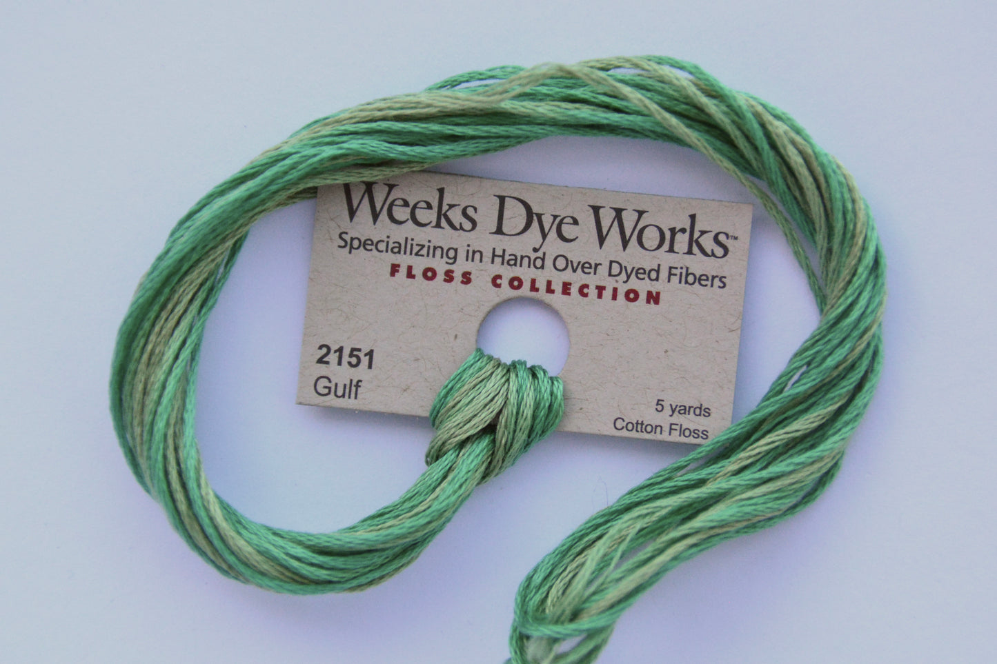 Gulf 2151 Weeks Dye Works 6-Strand Hand-Dyed Embroidery Floss