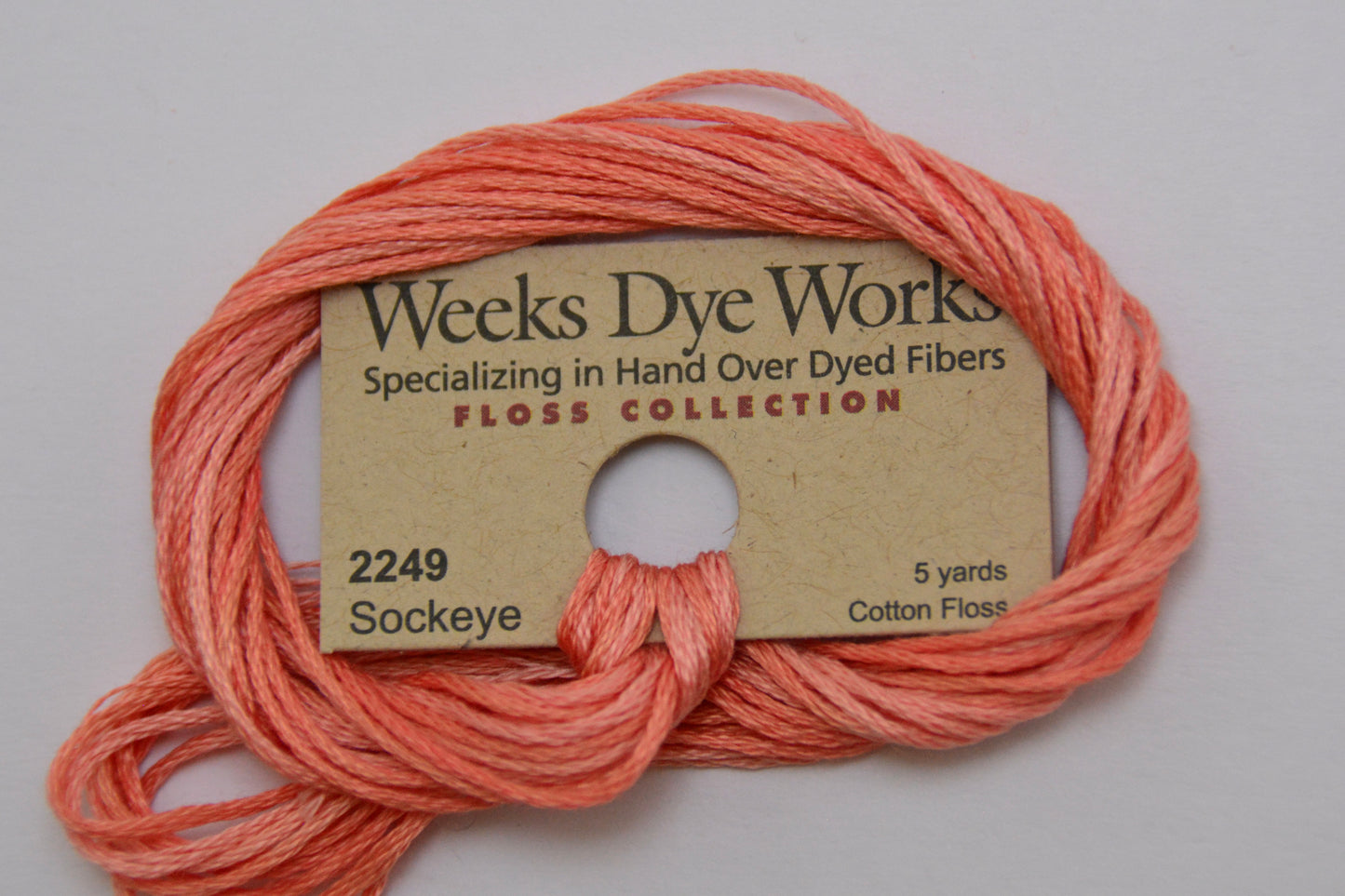 Sockeye 2249 Weeks Dye Works 6-Strand Hand-Dyed Embroidery Floss