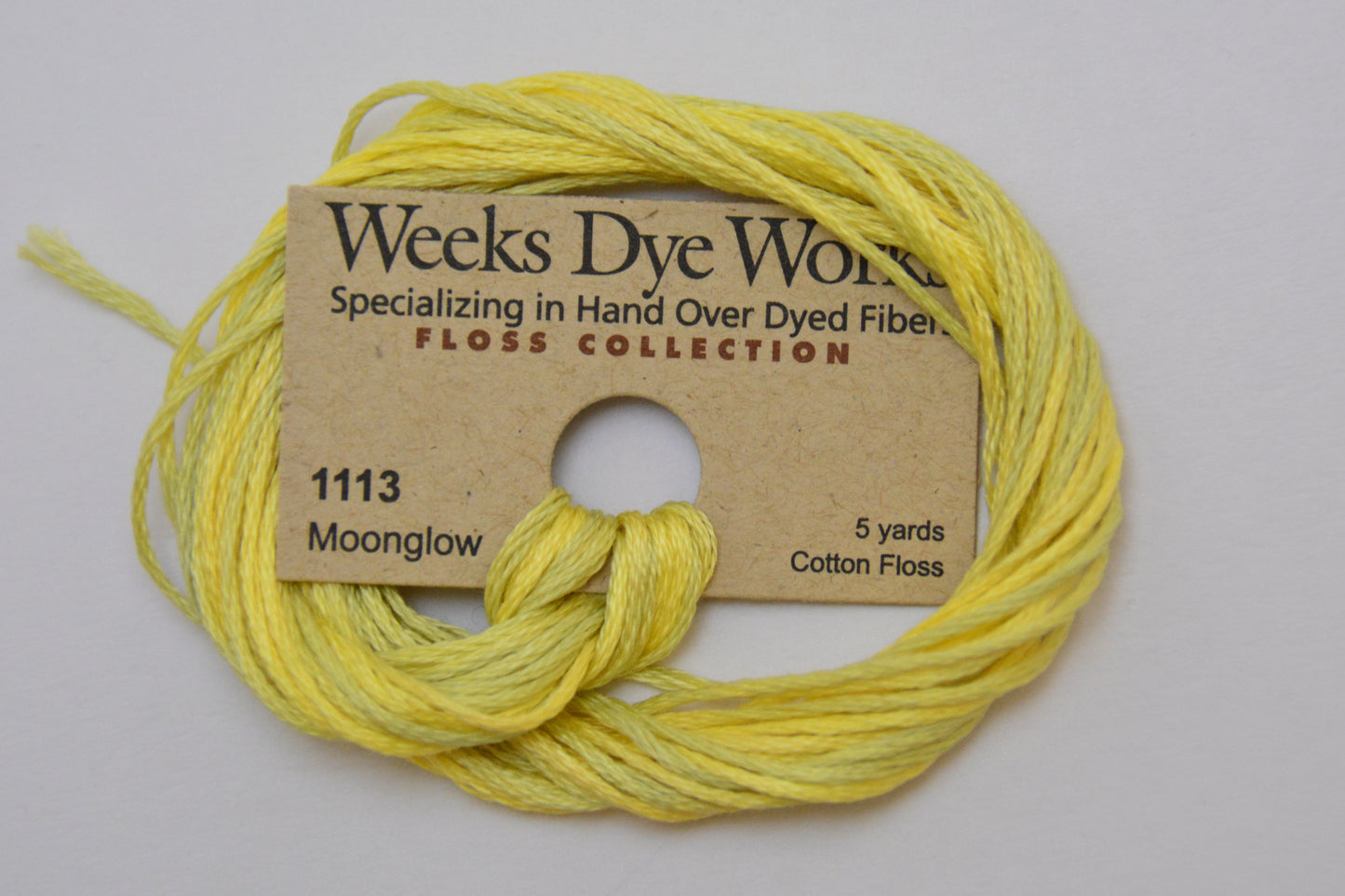 Moonglow 1113 Weeks Dye Works 6-Strand Hand-Dyed Embroidery Floss