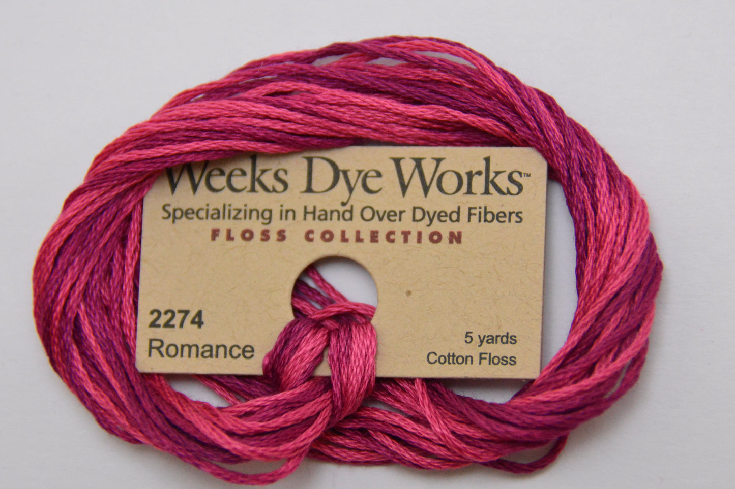 Romance 2274 Weeks Dye Works 6-Strand Hand-Dyed Embroidery Floss