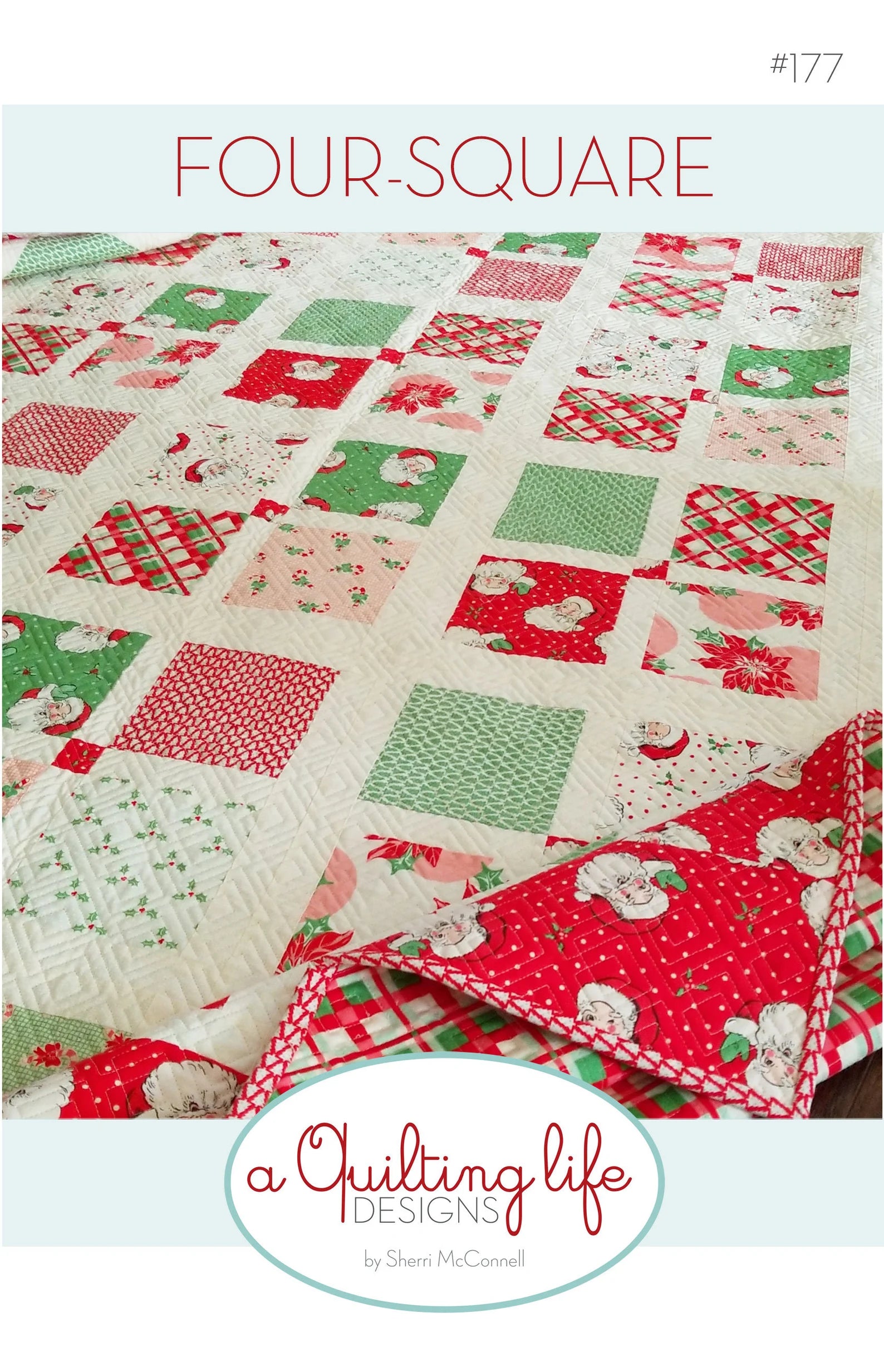 Prime Time Pattern Four Square Quilt Pattern by A Quilting Life – The Rural Stitch Co