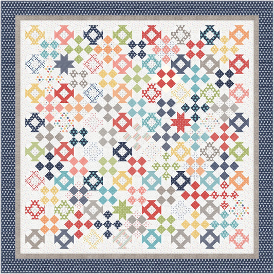 Happy Go Lucky Quilt Pattern by A Quilting Life