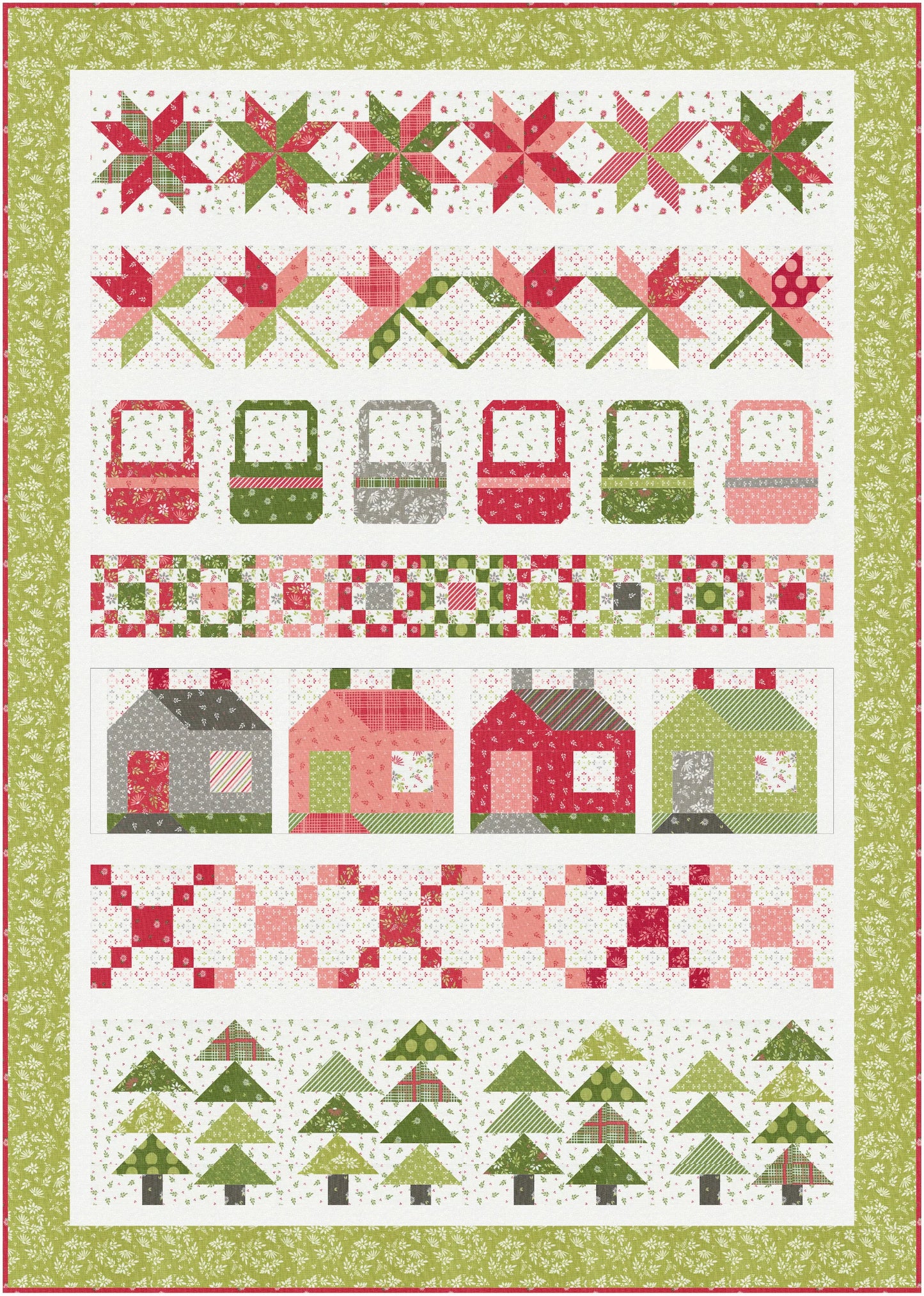 Home Sweet Home Quilt Pattern by A Quilting Life