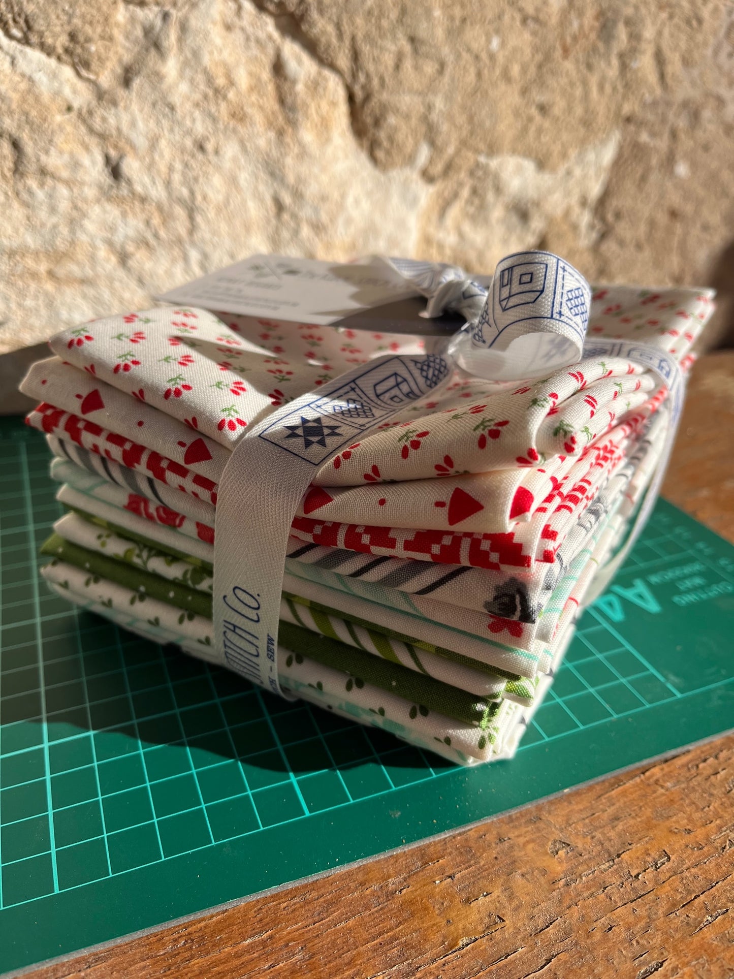 Merry Little Christmas Fat Quarter Bundle Bonnie & Camille for Moda Fabrics