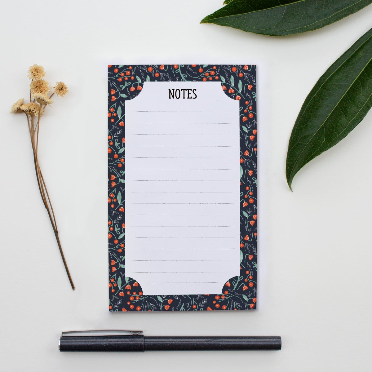 Gingiber Winter Berries Notepad