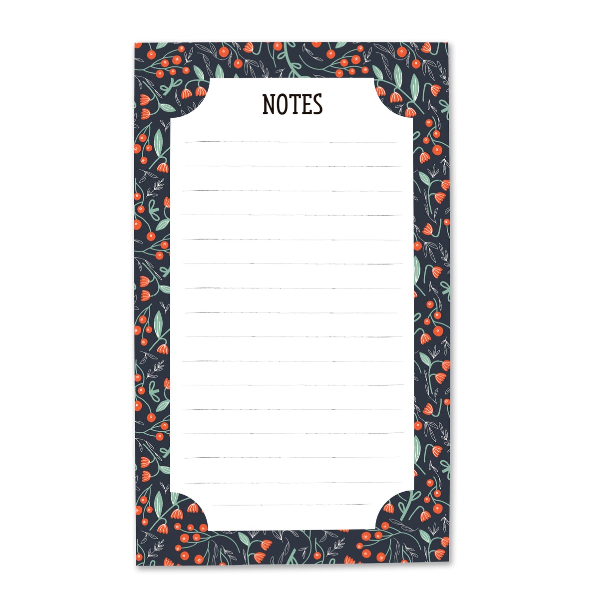 Gingiber Winter Berries Notepad