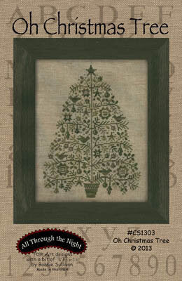 Oh Christmas tree Cross Stitch Pattern by All Through the Night