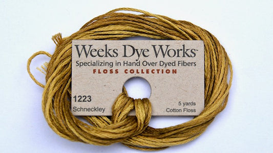 Schneckley 1223 Weeks Dye Works 6-Strand Hand-Dyed Embroidery Floss