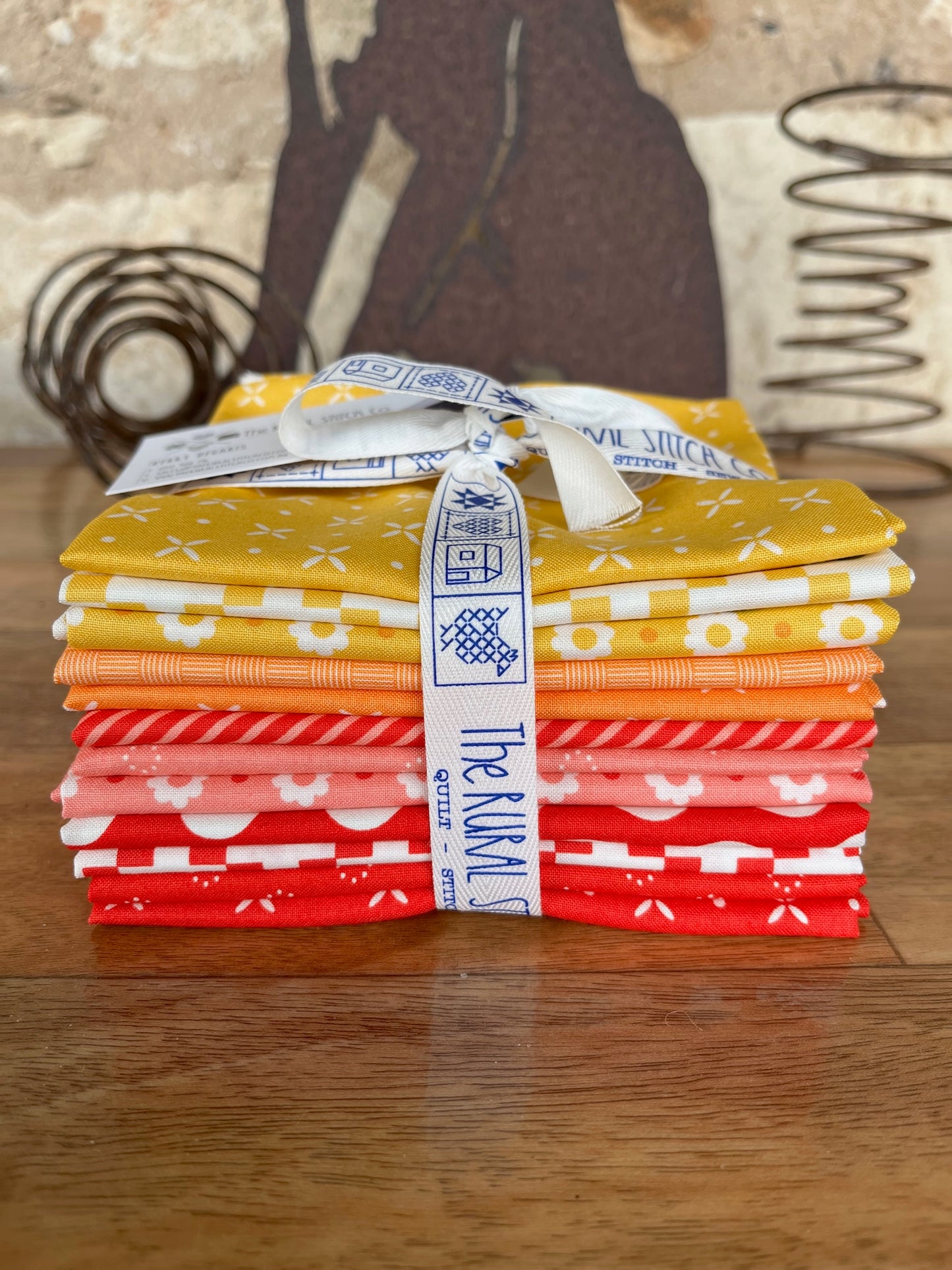 Simply Delightful Warm Colours Fat Quarter Bundle Sherri and Chelsi for Moda Fabrics