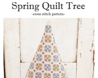 Spring Quilt Tree Cross Stitch Pattern Hello from Liz Mathews