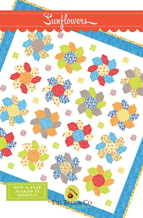 Sunflowers Quilt Pattern Fig Tree Quilts