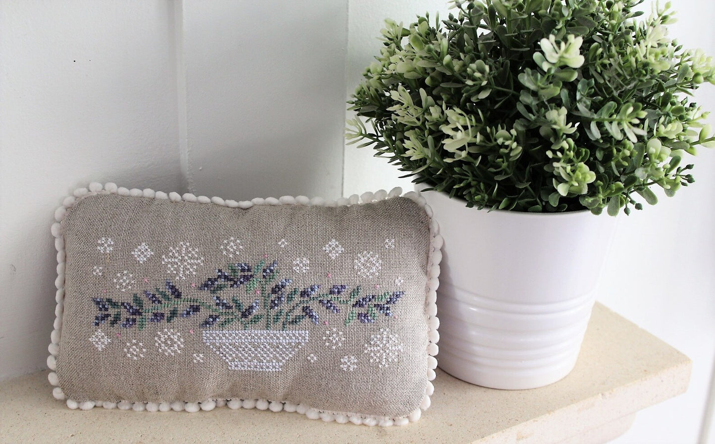 Winter Baskets Cross Stitch Pattern by Cosford Rise Stitchery