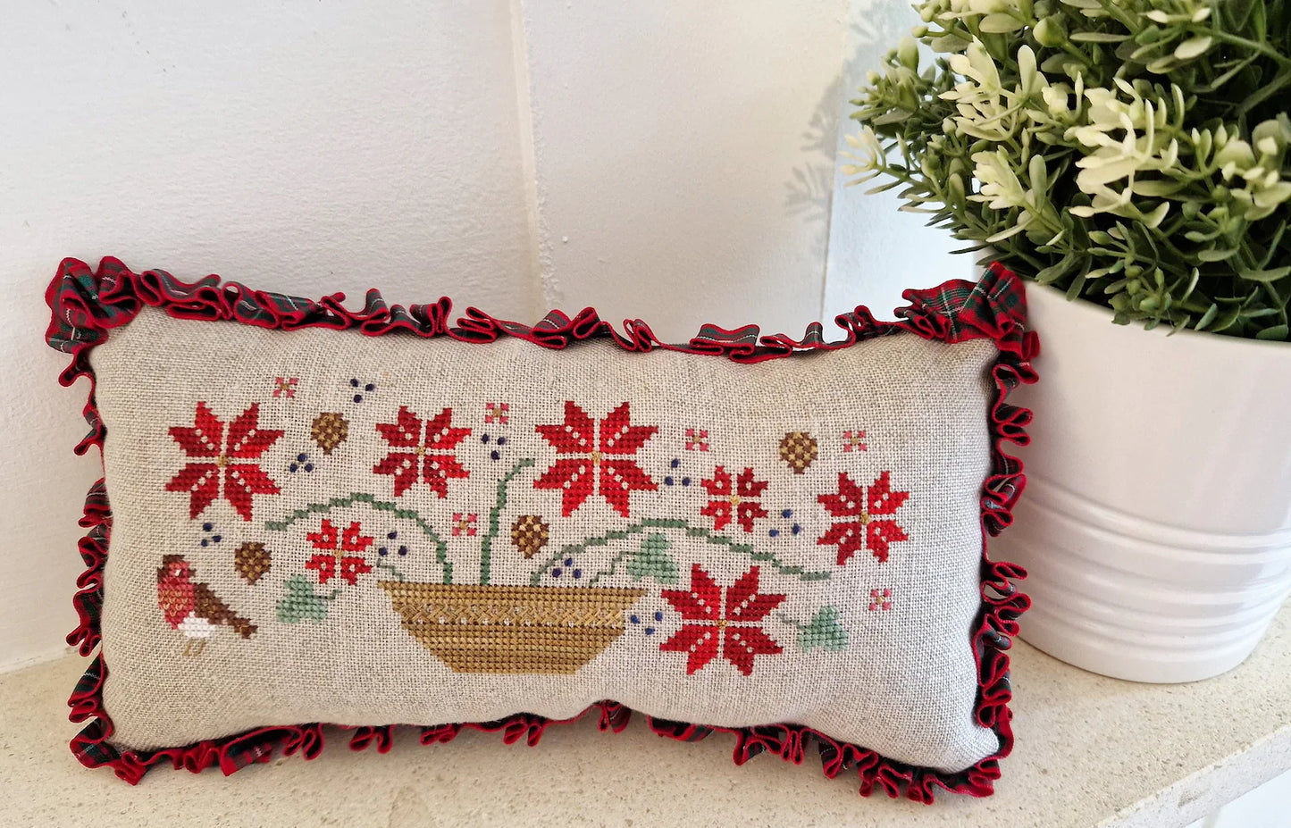 Winter Baskets Cross Stitch Pattern by Cosford Rise Stitchery