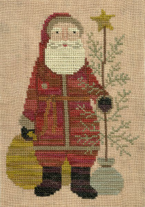 Country Santa Cross stitch pattern by Teresa Kogut
