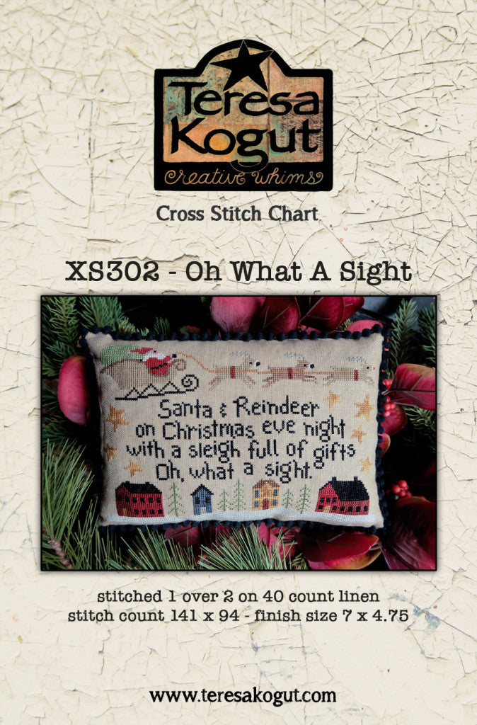 Oh What a Sight Cross stitch pattern by Teresa Kogut