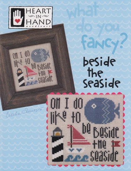What do you fancy? Beside the seaside Cross Stitch Pattern Heart in Hand