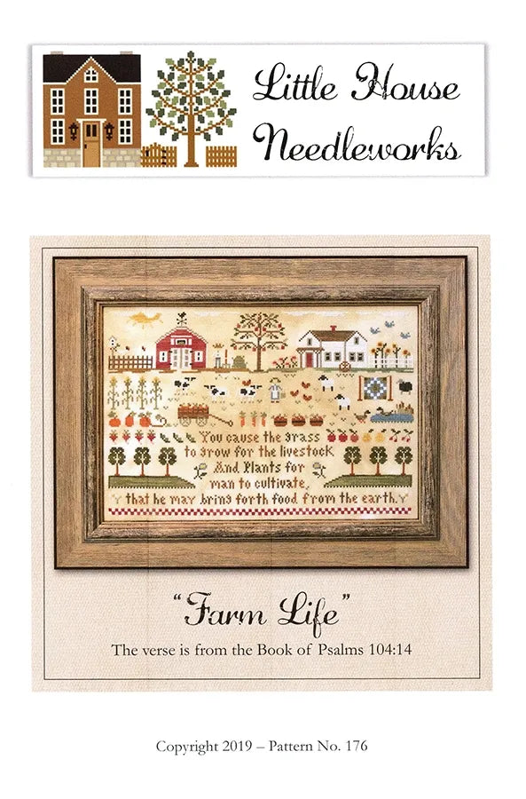 Farm Life Cross Stitch Pattern Little House Needleworks