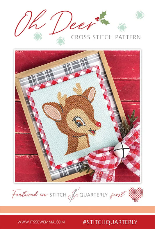 Oh Deer Cross Stitch Pattern by Its Sew Emma