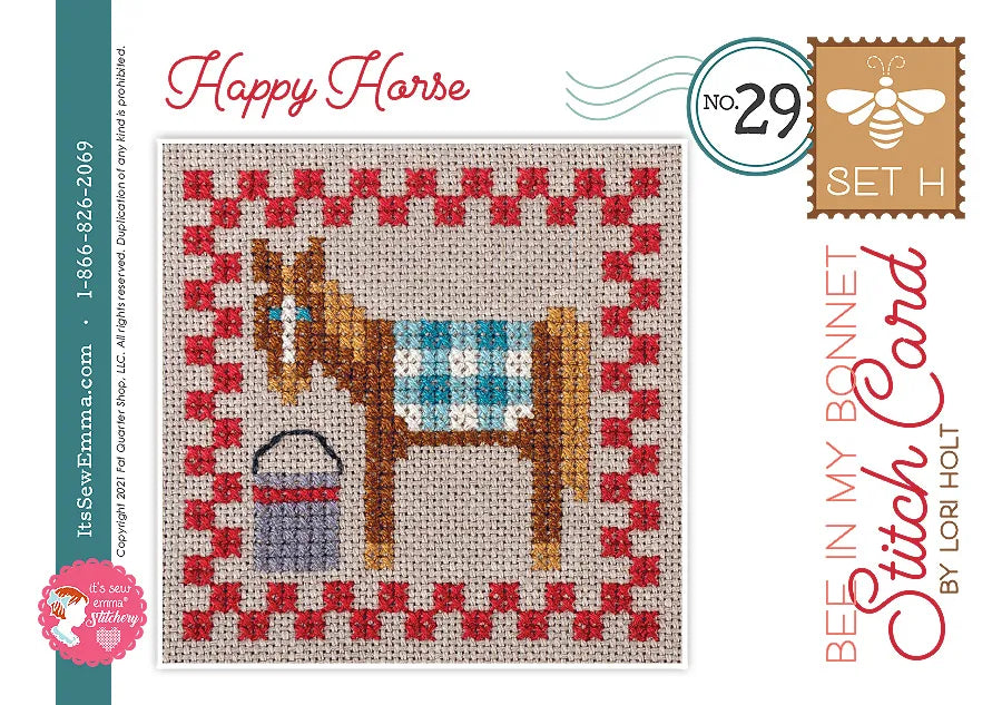 Bee in My Bonnet Stitch Cards Set H Lori Holt of Bee in my Bonnet