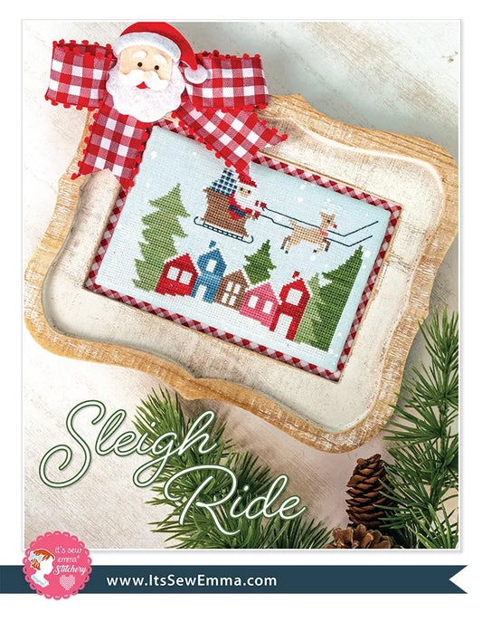 Sleigh Ride Cross Stitch Pattern by Its Sew Emma